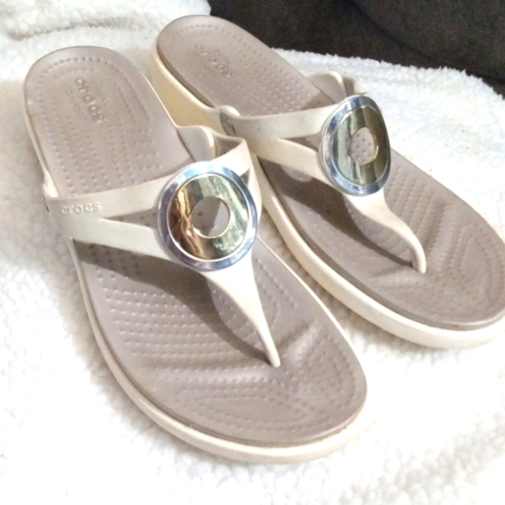 Women's croc sandals